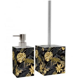 Badezimmer Set Golden Leaves