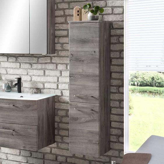 Hochschrank Bad Holz 55 Breit - Welltime Hochschrank Sylt Badmobel Im