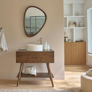 Badezimmermöbel aus massivem Mindi 80 cm