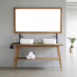 Badezimmermöbel aus massivem Teakholz 150 cm