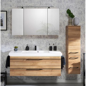 Badezimmerset Balto XIII 3-teilig 153 x 200 x 51cm Braun