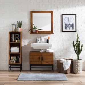 Badezimmerset 3-teilig Typ A 125 x 160 x 32cm Braun