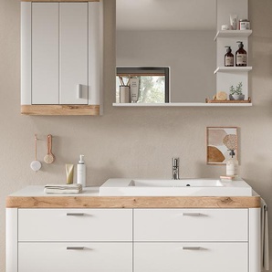 Badezimmerset 3-teilig 132 x 192 x 48cm Weiß