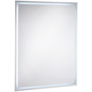 Badezimmerspiegel, Glas, rechteckig, 90x70x4.5 cm, Made in Germany, feuchtraumgeeignet, Badezimmer, Badezimmerspiegel, Badspiegel