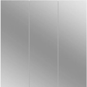 Badezimmerspiegelschrank HOME AFFAIRE Halmstad Schränke Gr. B/H/T: 60 cm x 76 cm x 20 cm, 3 St., weiß Bad-Spiegelschränke Badmöbel, 3 Spiegeltüren, Breite 60 cm