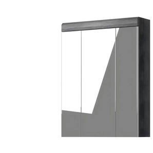Badezimmerspiegelschrank SCHLOONSEE  Breite 60cm  3 Spiegeltüren  9 Fächer  6 Einlegeböden  in verschiedenen Farben erhältlich  Badmöbel  Spiegel  Badschrank  Bad  Schloonsee ¦ verspiegelt ¦ Maße (cm): B: 60 H: 79