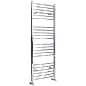 Badheizkörper Chrom Gebogen 1600 x 500mm 420W – Kent, von Hudson Reed