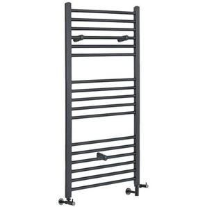 Badheizkörper Mischbetrieb Anthrazit Flach 1200mm x 500mm 478W – Artle