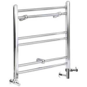 Badheizkörper Mischbetrieb Flach 600x400mm 113W Chrom – Kent, von Hudson Reed
