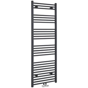 Badheizkörper Mittelanschluss Anthrazit 1600 x 500mm – Neva, von Hudson Reed