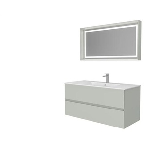 Badkombination - beige - Materialmix - 121 cm | Möbel Kraft