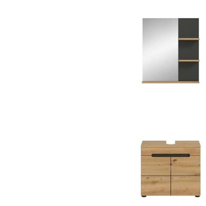 Badkombination  Canower See ¦ grau ¦ Maße (cm): B: 63 H: 193