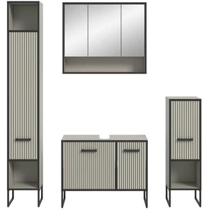 Badkombination   ¦ creme ¦ Maße (cm): B: 170 H: 192