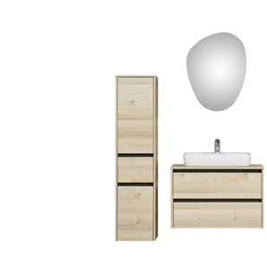 Badkombination  Dillinger See ¦ holzfarben ¦ Maße (cm): B: 116 H: 200