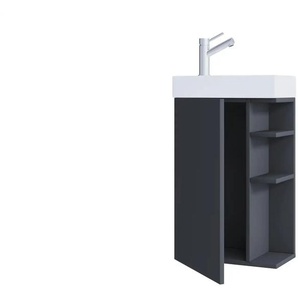 Badkombination   ¦ grau ¦ Maße (cm): B: 40 H: 70