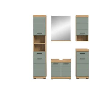 Badkombination - grün - Materialmix - 164 cm - 191 cm | Möbel Kraft