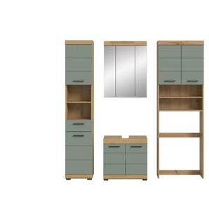 Badkombination - grün - Materialmix - 190 cm - 191 cm | Möbel Kraft