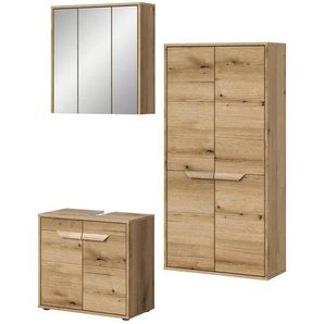 Badkombination  Zernowsee ¦ holzfarben ¦ Maße (cm): B: 143 H: 189