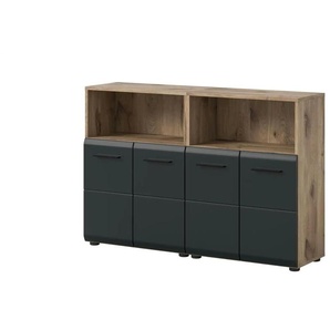 Badkombination - holzfarben - Materialmix - 120 cm - 80 cm | Möbel Kraft