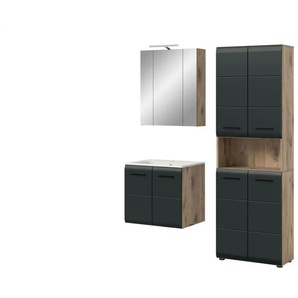 Badkombination Igelsbachsee ¦ holzfarben ¦ Maße (cm): B: 135 H: 185