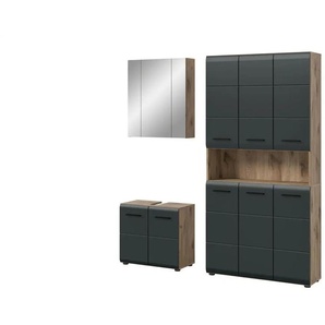 Badkombination Igelsbachsee ¦ holzfarben ¦ Maße (cm): B: 165 H: 185