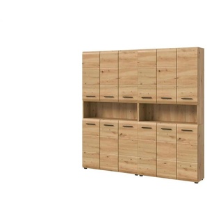 Badkombination Igelsbachsee ¦ holzfarben ¦ Maße (cm): B: 180 H: 185