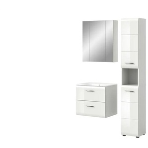 Badkombination  Igelsbachsee ¦ weiß ¦ Maße (cm): B: 105 H: 185