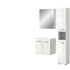 Badkombination  Igelsbachsee ¦ weiß ¦ Maße (cm): B: 105 H: 185