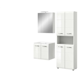 Badkombination  Igelsbachsee ¦ weiß ¦ Maße (cm): B: 135 H: 185