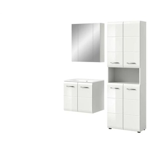 Badkombination  Igelsbachsee ¦ weiß ¦ Maße (cm): B: 135 H: 185