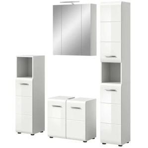 Badkombination  Igelsbachsee ¦ weiß ¦ Maße (cm): B: 150 H: 185