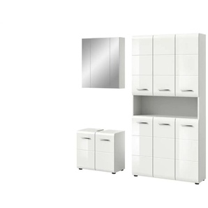 Badkombination Igelsbachsee ¦ weiß ¦ Maße (cm): B: 165 H: 185