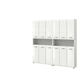 Badkombination  Igelsbachsee ¦ weiß ¦ Maße (cm): B: 180 H: 185