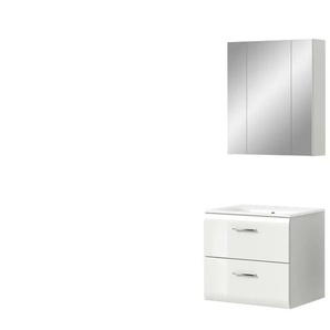 Badkombination  Igelsbachsee ¦ weiß ¦ Maße (cm): B: 60 H: 185