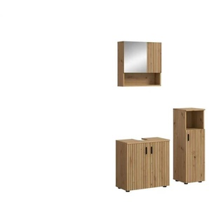 Badkombination  Mönchsee ¦ holzfarben ¦ Maße (cm): B: 105 H: 180