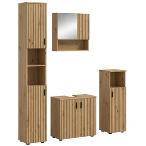 Badkombination Mönchsee ¦ holzfarben ¦ Maße (cm): B: 150 H: 192