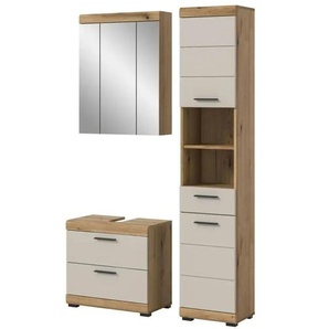 Badkombination  Schloonsee ¦ holzfarben ¦ Maße (cm): B: 112 H: 191