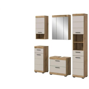 Badkombination Schloonsee ¦ holzfarben ¦ Maße (cm): B: 164 H: 191