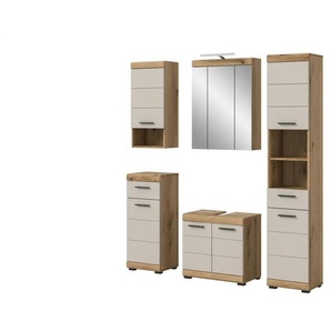 Badkombination  Schloonsee ¦ holzfarben ¦ Maße (cm): B: 164 H: 191