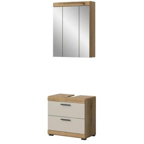 Badkombination Schloonsee ¦ holzfarben ¦ Maße (cm): B: 60 H: 191