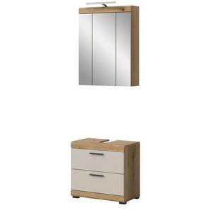 Badkombination Schloonsee ¦ holzfarben ¦ Maße (cm): B: 60 H: 191