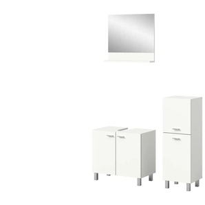 Badkombination Bostalsee ¦ weiß ¦ Maße (cm): B: 102 H: 186