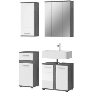 Badkombination Blankensee   ¦ weiß ¦ Maße (cm): B: 114 H: 191 T: 34.0