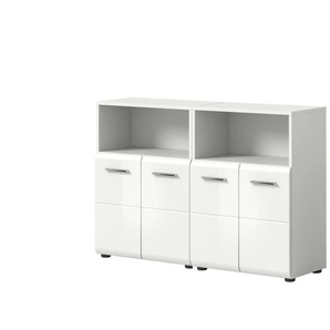 Badkombination Igelsbachsee ¦ weiß ¦ Maße (cm): B: 120 H: 190