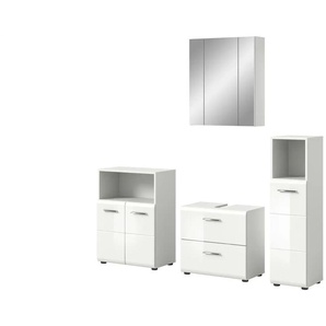 Badkombination  Igelsbachsee ¦ weiß ¦ Maße (cm): B: 180 H: 190