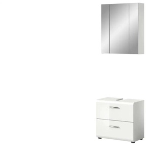 Badkombination  Igelsbachsee ¦ weiß ¦ Maße (cm): B: 60 H: 190