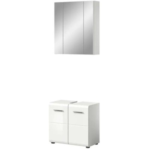 Badkombination Igelsbachsee ¦ weiß ¦ Maße (cm): B: 60 H: 190