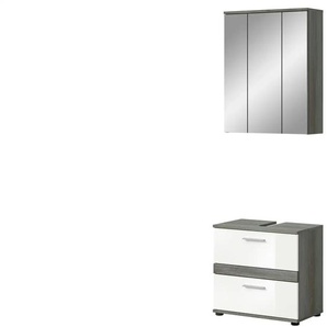 Badkombination Blankensee ¦ weiß ¦ Maße (cm): B: 60 H: 191