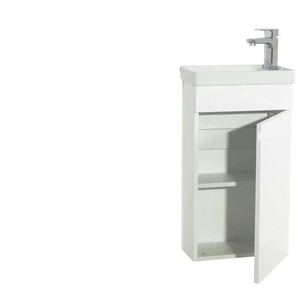 Badkombination - weiß - Materialmix - 41 cm - 83 cm | Möbel Kraft