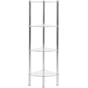 Badregal HEINE HOME Regale Gr. B/H/T: 30 cm x 104 cm x 30 cm, silberfarben Badregale